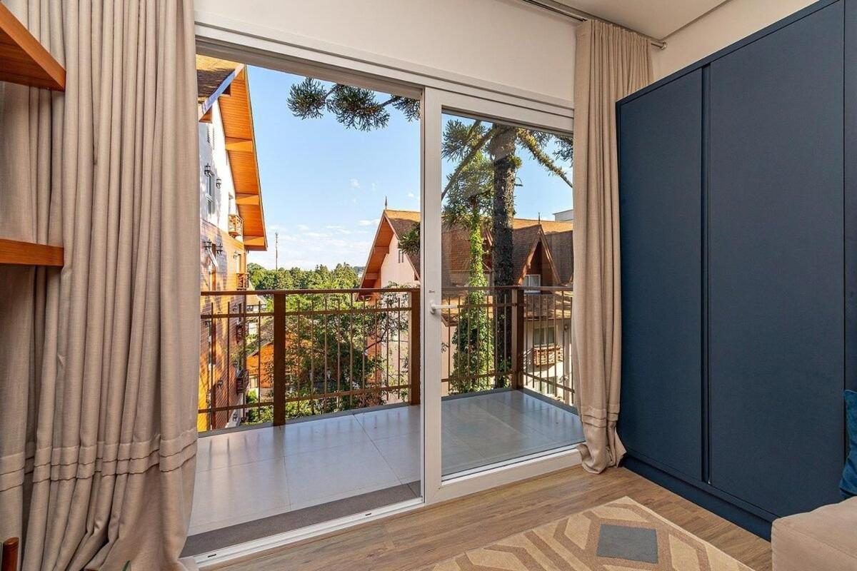 Rosa Edificio Casa De Pedra Apartment Gramado Phòng bức ảnh